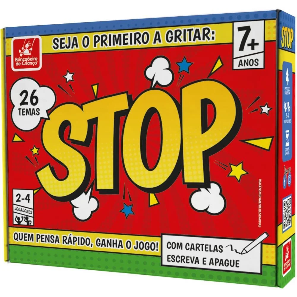 Jogo Diverso Stop Brinc. De Crianca (Unidade) - imagem 2