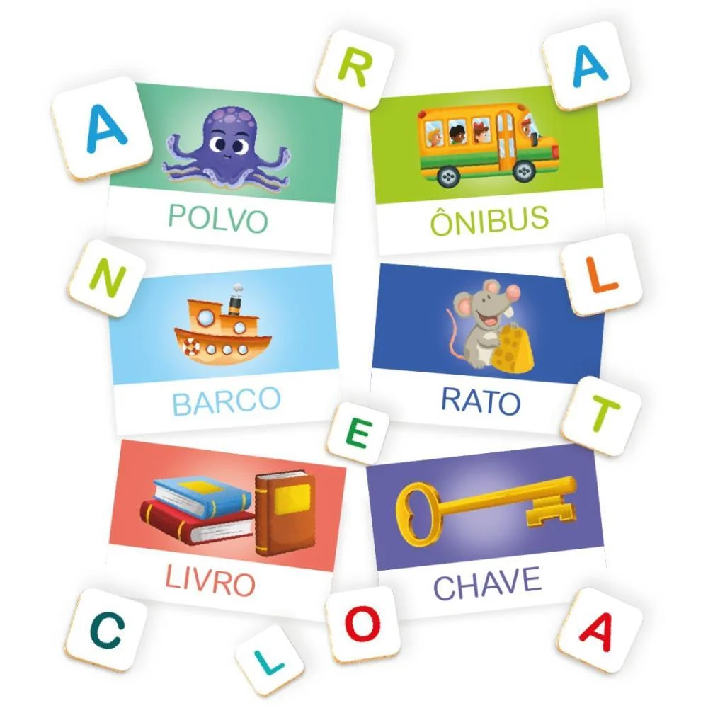 Jogo Educativo Desafio Das Palavras Brinc. De Crianca (Unidade) - imagem 3