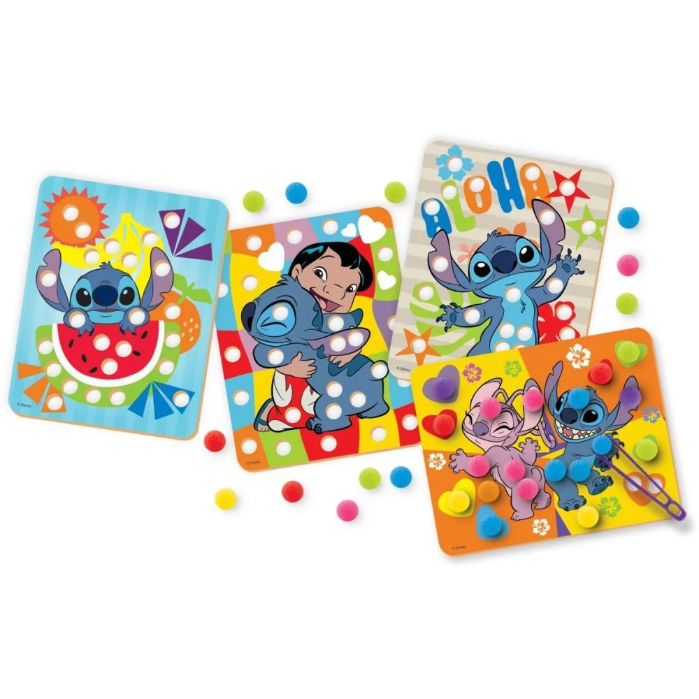 Brinquedo Educativo Stitch Pega Pompom Nig Brinquedos (Unidade) - imagem 3