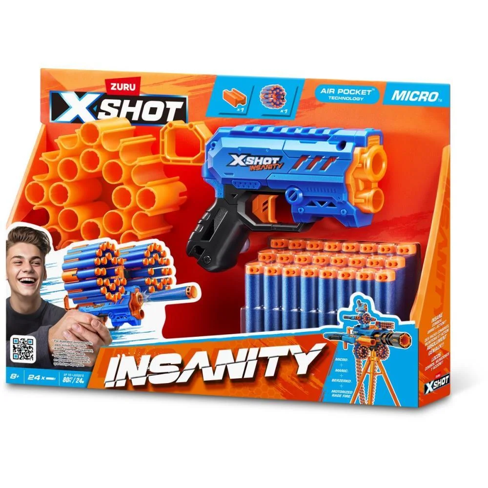 Lancador X-Shot Insanity Micro Candide (Unidade) - imagem 5