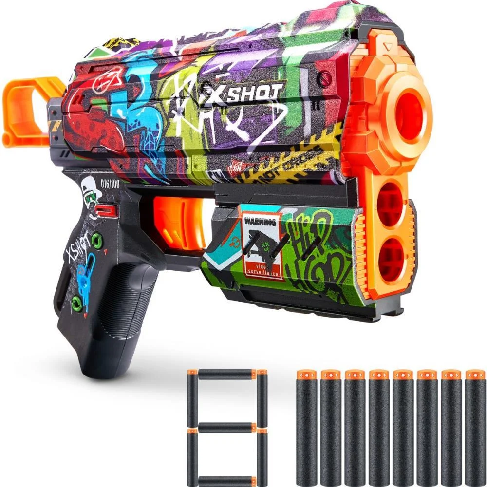 Lancador X-Shot Skin Flux C/8 Dardos Candide (Unidade) - imagem 3