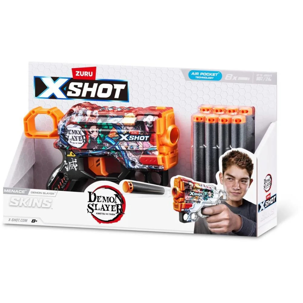 Lancador X-Shot Skins Menace 8 Dardos Candide (Unidade) - imagem 3