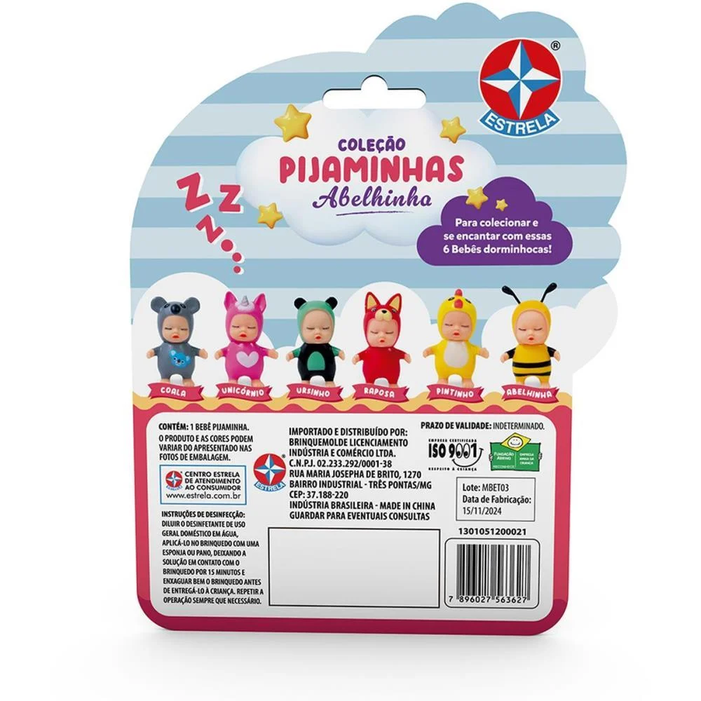 Jogo Diverso Colecao Pijaminhas Estrela (Unidade) - imagem 10