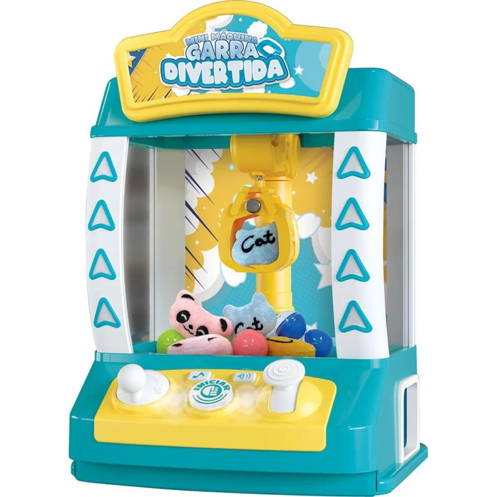 Brinquedo Diverso Mini Maq. Garra Diver.10 Pc Az Dm Toys (Unidade) - imagem 4