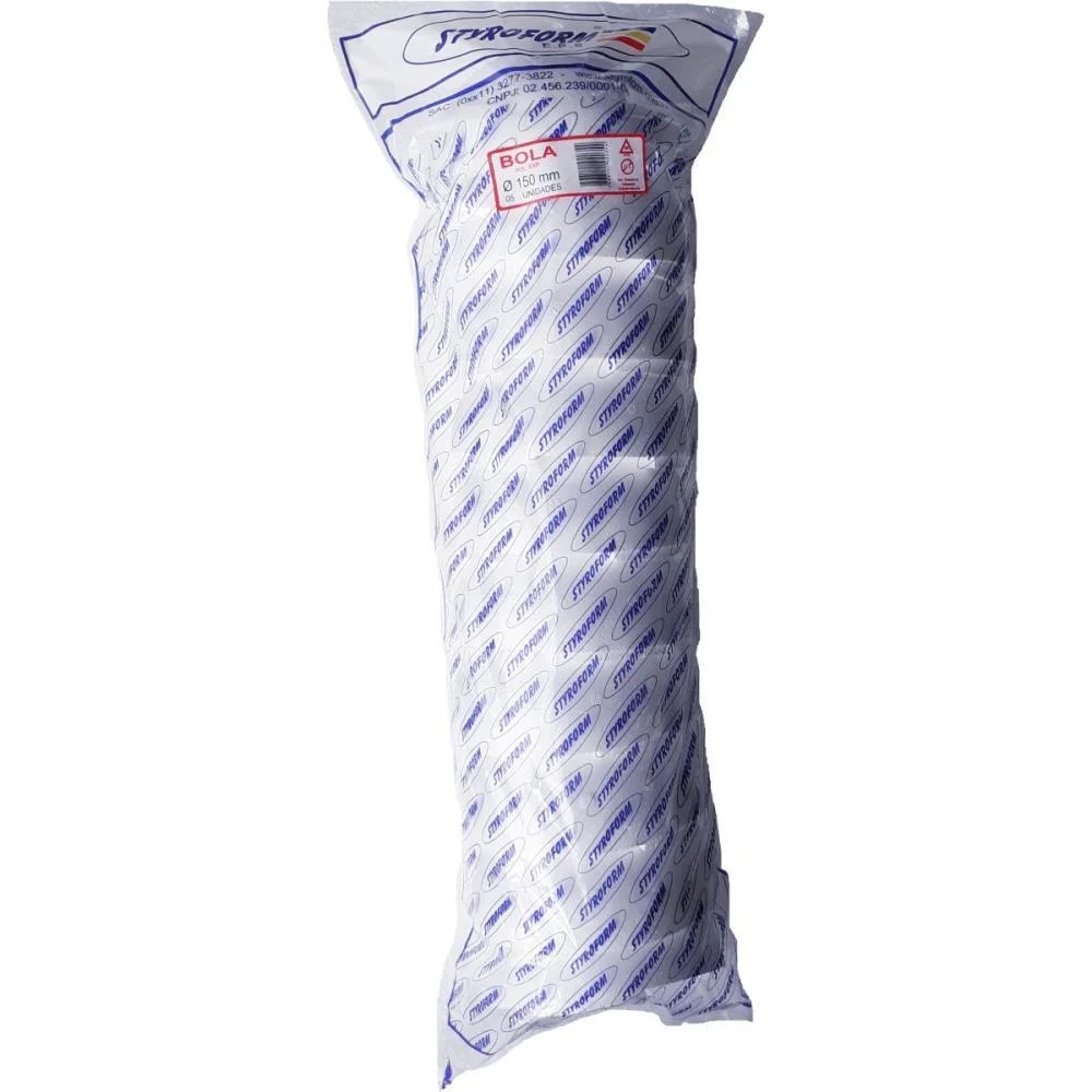 Bola Em Eps 150Mm Pacote C/05 Bolinhas Styroform (Pacote) - imagem 2