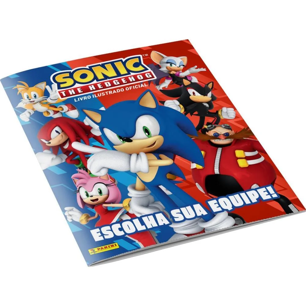 Album De Figurinhas Sonic The Hedgehog Brochura Panini (Unidade) - imagem 4