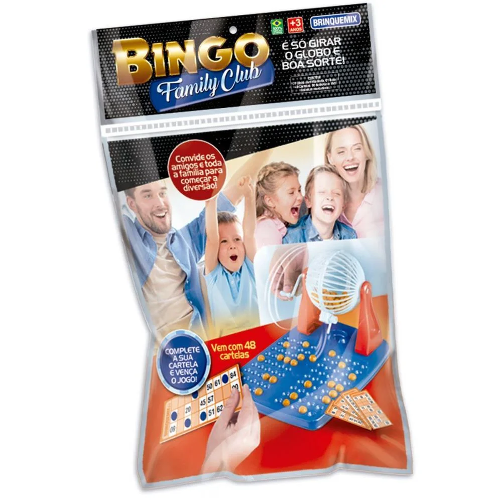 Jogo De Bingo Family Club Na Solapa Brinquemix (Unidade) - imagem 2