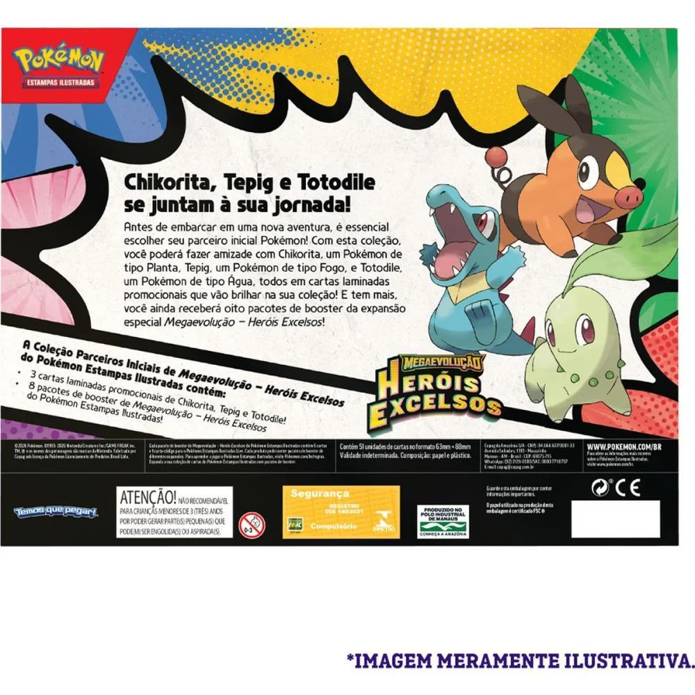Jogo De Cartas Pokemon Me2.5 Box Parceiros In Copag (Unidade) - imagem 3