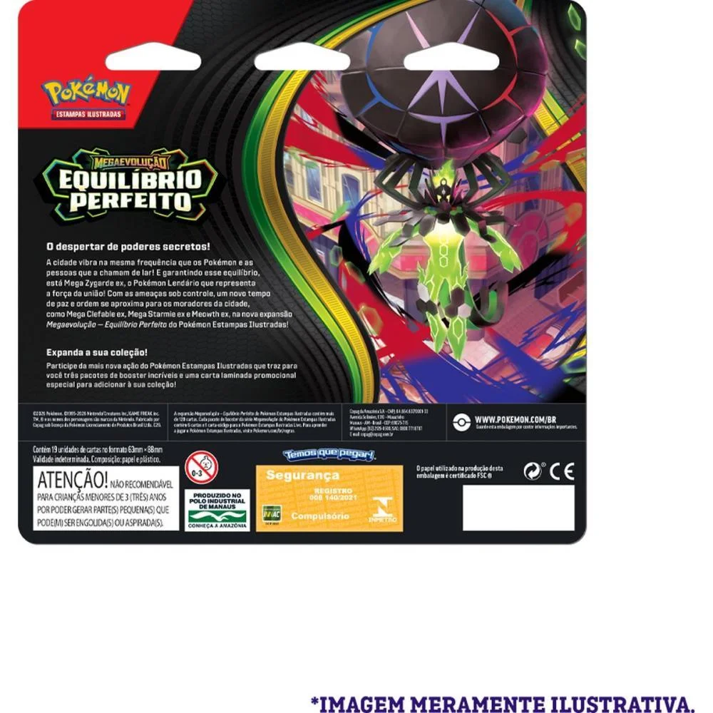 Jogo De Cartas Pokemon Me03 Equilibrio Perfei Copag (Bl.c/03) - imagem 3