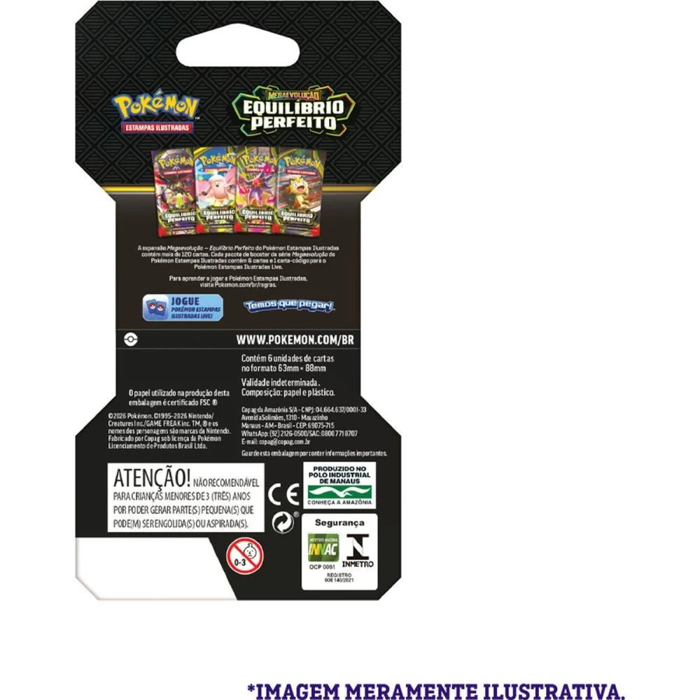 Jogo De Cartas Pokemon Me03 Equilibrio Perfei Copag (Dp.c/24) - imagem 3
