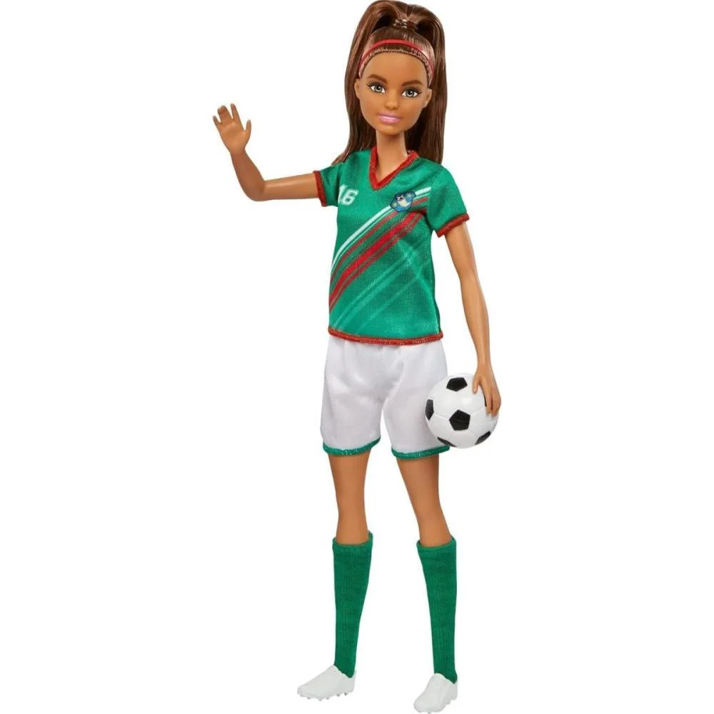 Barbie Profissoes Jogadora Futebol Uniforme N.16 Mattel (Unidade) - imagem 5