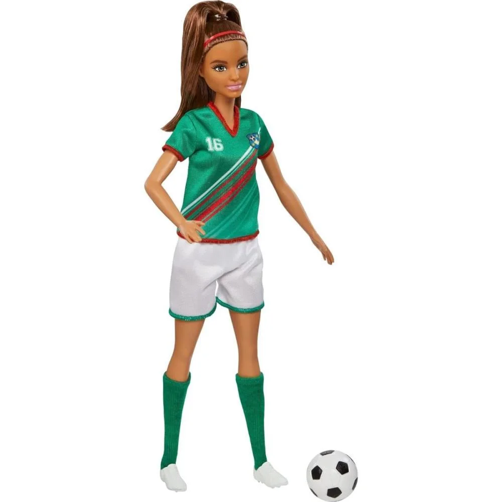 Barbie Profissoes Jogadora Futebol Uniforme N.16 Mattel (Unidade) - imagem 7