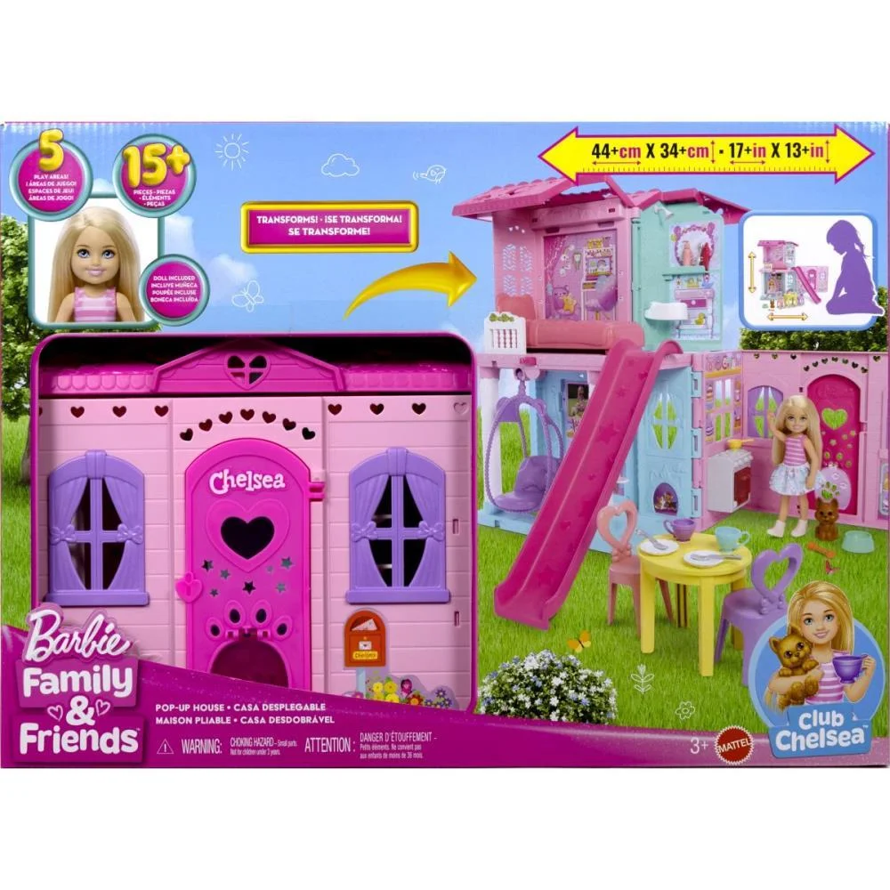 Barbie Family Casa Da Chelsea Transformavel Mattel (Unidade) - imagem 9