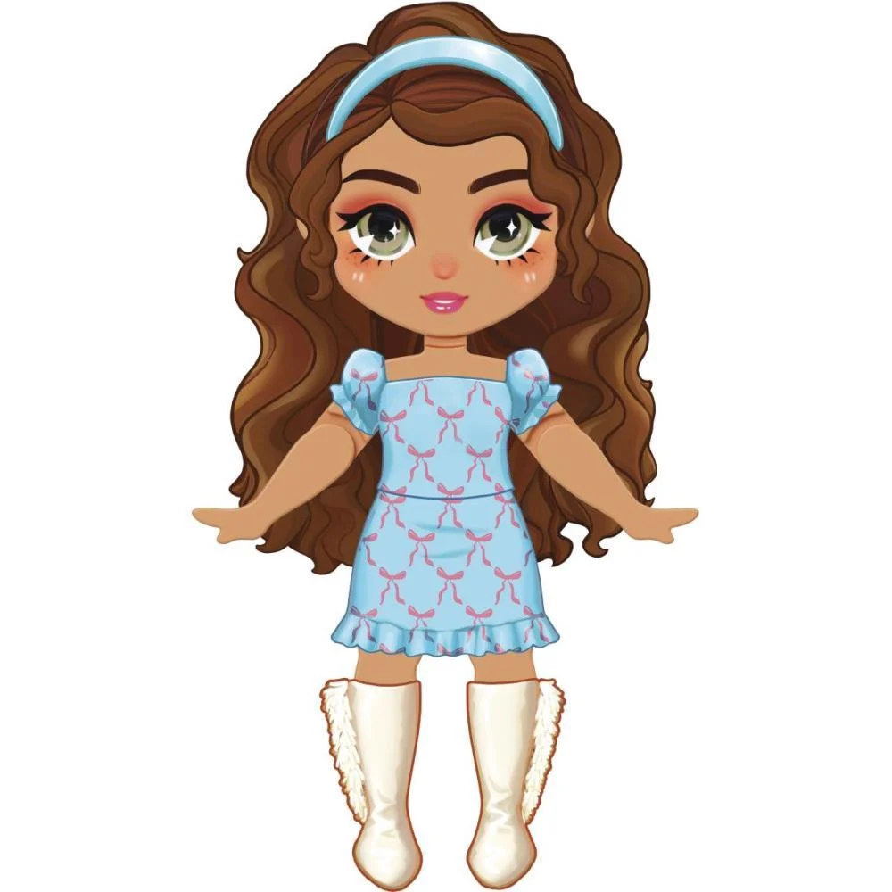 Barbie Stickee Style Boneca Vinil C/Stickers Mattel (Cx.c/08) - imagem 4