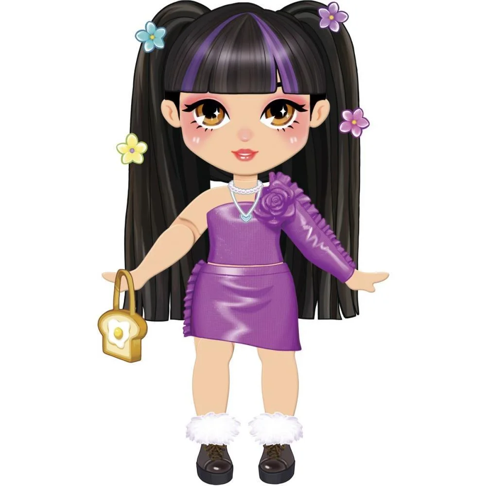 Barbie Stickee Style Boneca Vinil C/Stickers Mattel (Cx.c/08) - imagem 8