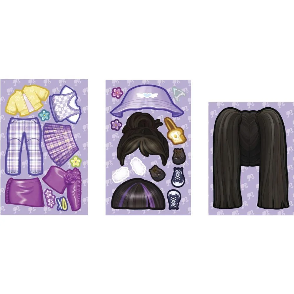 Barbie Stickee Style Boneca Vinil C/Stickers Mattel (Cx.c/08) - imagem 9