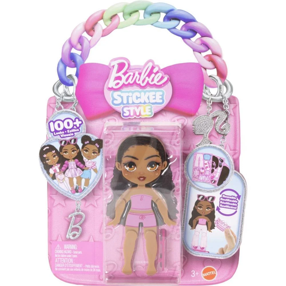 Barbie Stickee Style Boneca Vinil C/Stickers Mattel (Cx.c/08) - imagem 10
