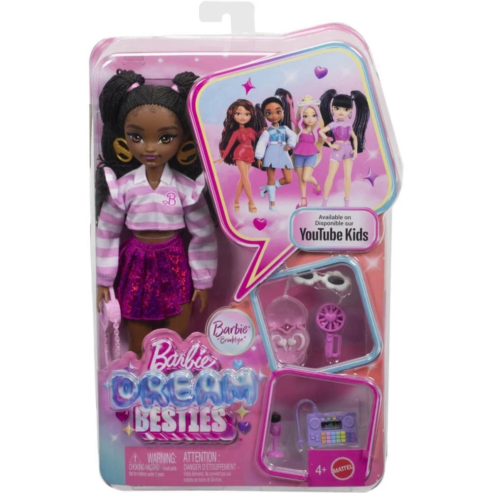 Barbie Dream Besties Brooklyn Fashion C/Acessorios Mattel (Unidade) - imagem 5