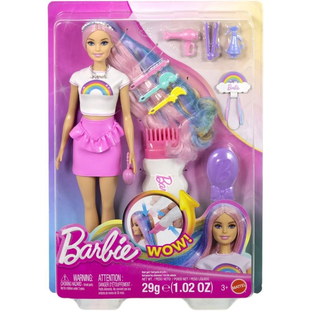 Barbie Fashion Loira Pinte E Decore O Cabelo Mattel (Unidade) - imagem 6