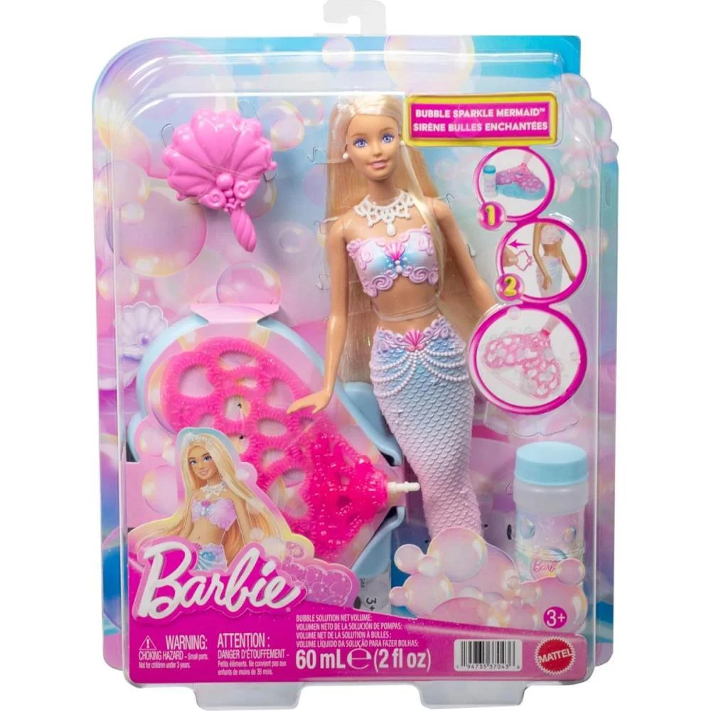 Barbie Fantasy Sereia Fantastica Com Bolhas Mattel (Unidade) - imagem 8