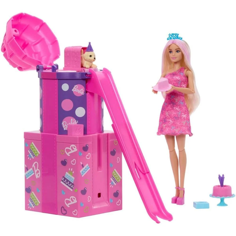 Barbie Reveal Party Unboxed Escorregador Mattel (Unidade) - imagem 3