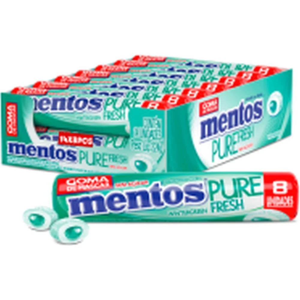Goma De Mascar Mentos Stick Wintergreen 16G Perfetti Van Melle (Dp.c/14) - imagem 2