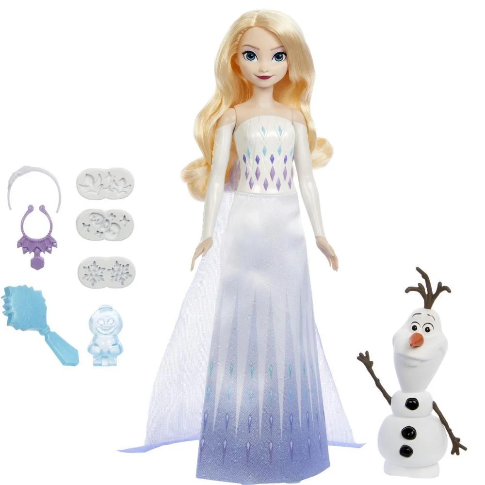 Boneca Disney Frozen Elsa E Olaf Avent.neve Mattel (Unidade) - imagem 9