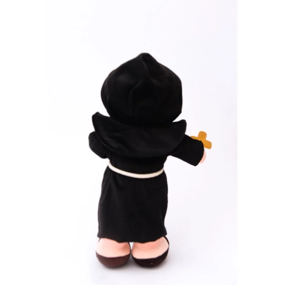 Boneca De Pelucia Religioso Sao Bento 32Cm Zip (Unidade) - imagem 4