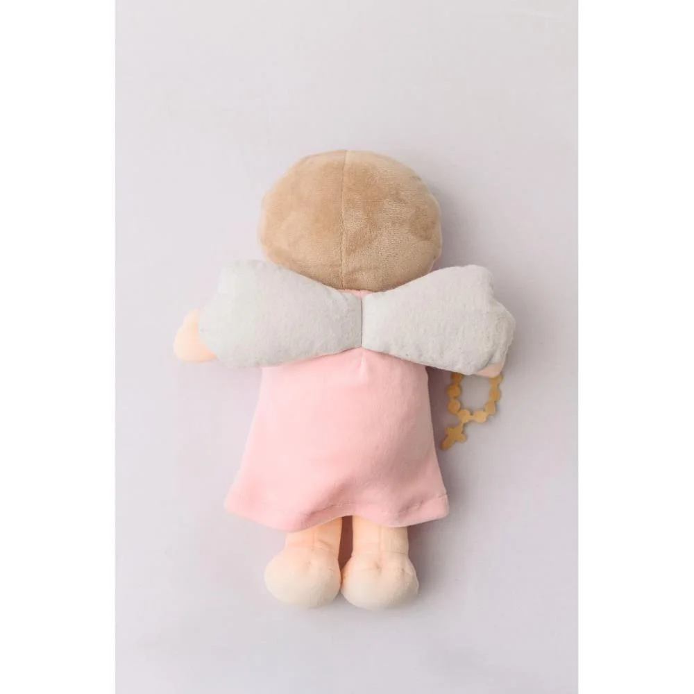 Boneca De Pelucia Anjinho Da Guarda Rosa 32Cm Zip (Unidade) - imagem 4