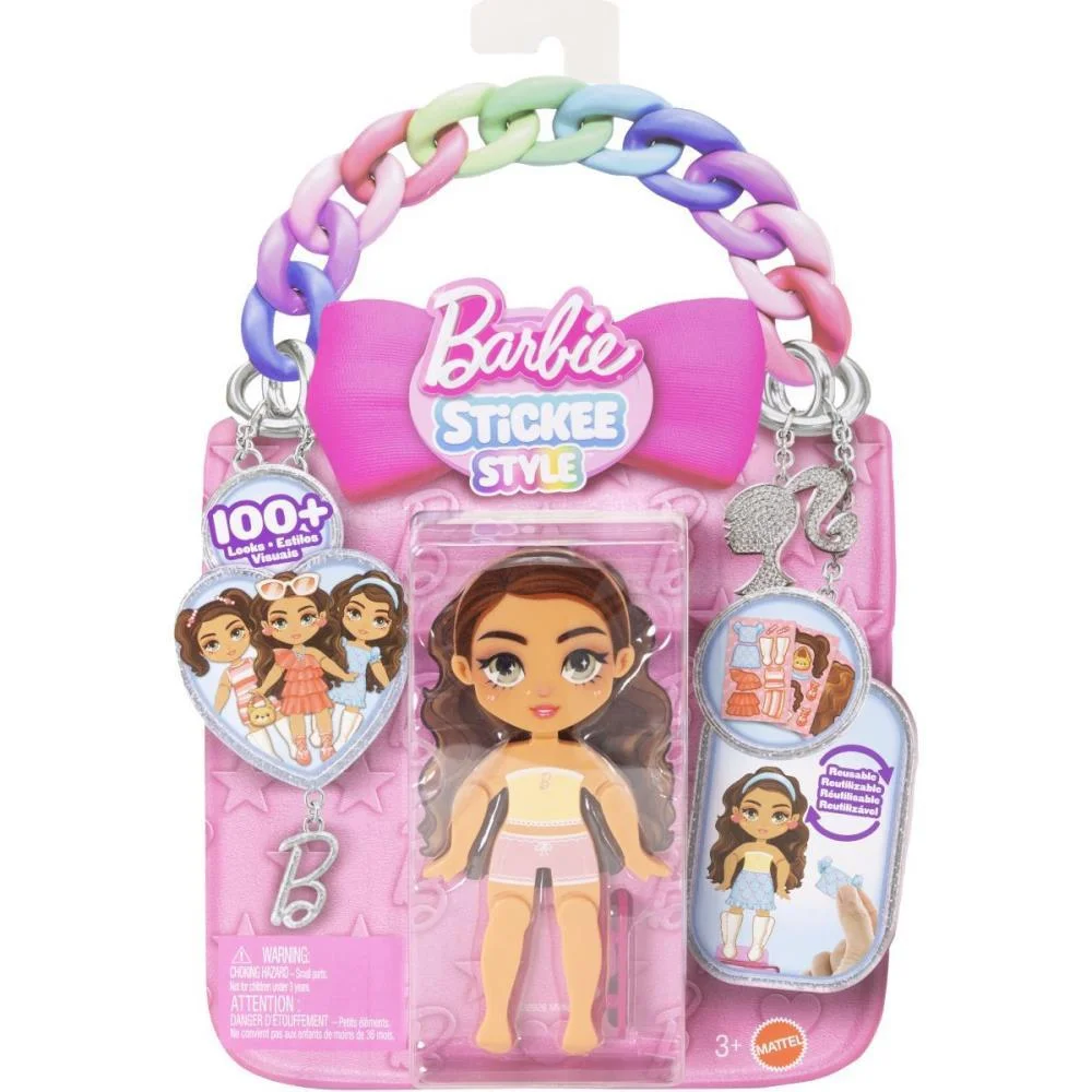 Barbie Stickee Style Boneca Vinil C/Stickers (S) Mattel (Unidade) - imagem 9