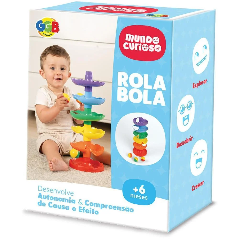 Brinquedo Educativo Rola Bola Ggb Plast (Unidade) - imagem 4