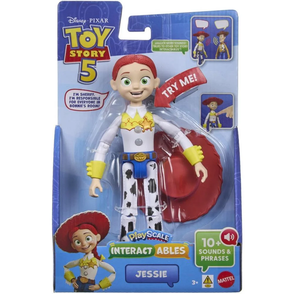 Boneco E Personagem Toy Story Jessie C/Som 17,7Cm Mattel (Unidade) - imagem 5