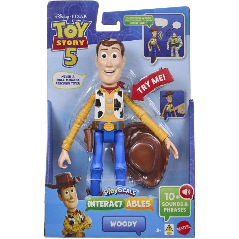 Boneco E Personagem Toy Story Wood C/Som 17,7Cm Mattel (Unidade) - imagem 5