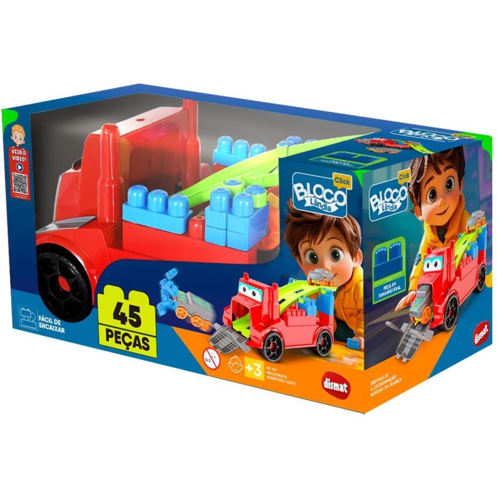Brinquedo Para Montar Megatruck Aventura Click Dismat (Unidade) - imagem 2