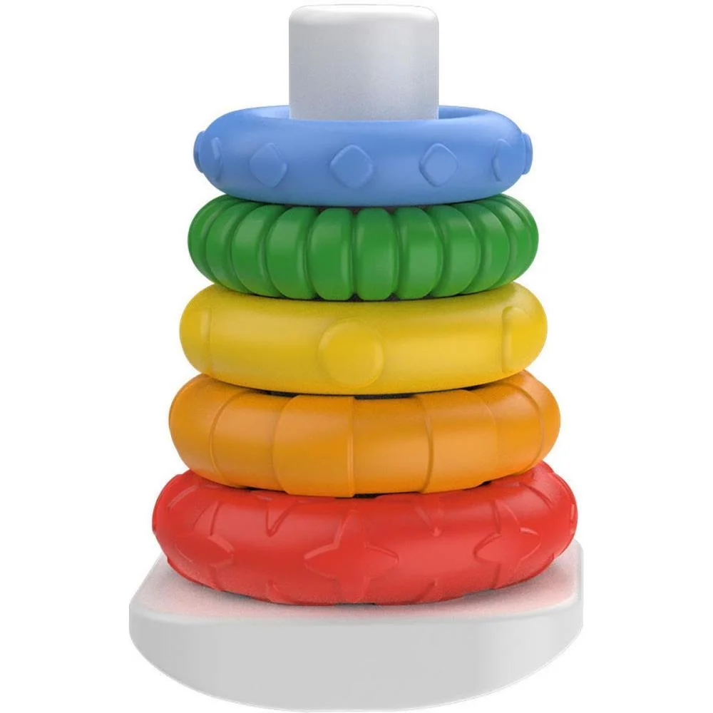 Brinquedo Para Bebe Piramide De Argolas Ggb Plast (Unidade) - imagem 4