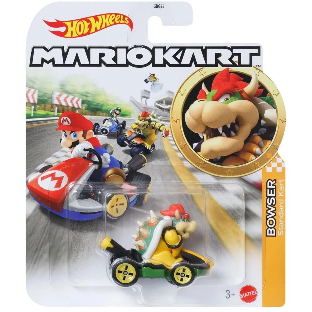 Hot Wheels Mario Kart Mario Kart Réplica Car.1:64 (S Mattel (Unidade) - imagem 7