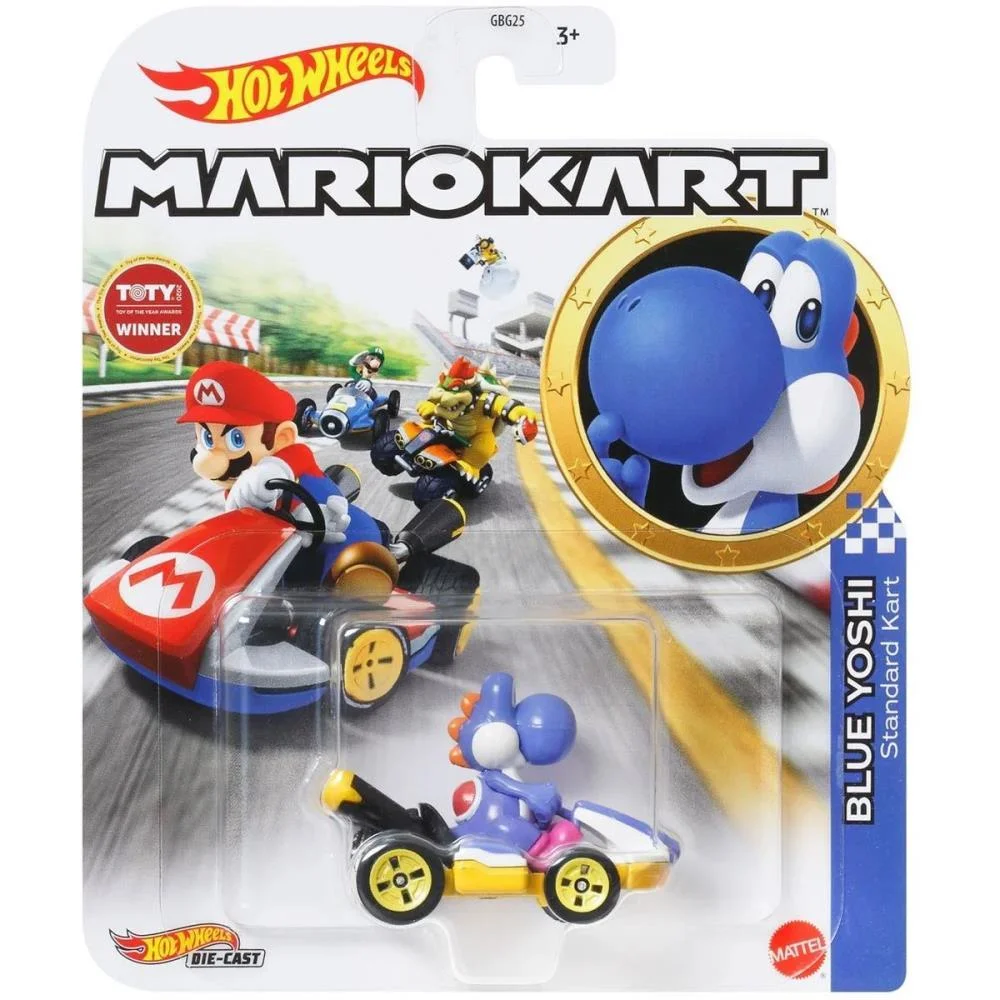 Hot Wheels Mario Kart Mario Kart Réplica Car.1:64 (S Mattel (Unidade) - imagem 8