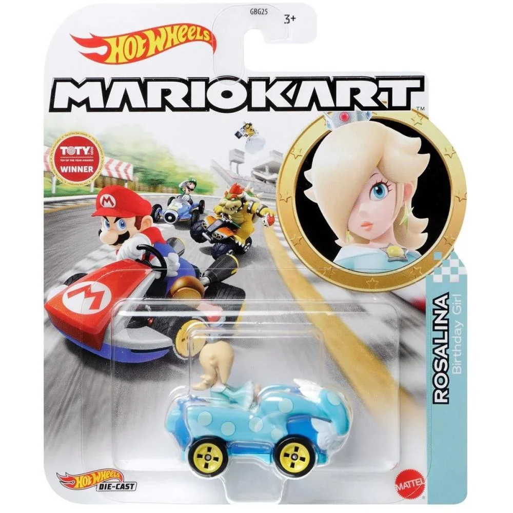 Hot Wheels Mario Kart Mario Kart Réplica Car.1:64 (S Mattel (Unidade) - imagem 10