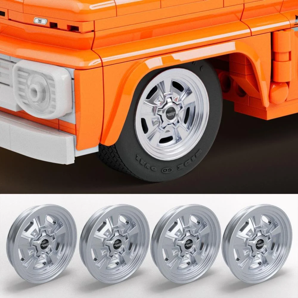 Hot Wheels Brick Shop Elite Chevy Pickup 1:16 858P Mattel (Unidade) - imagem 9