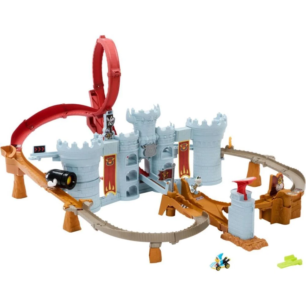 Hot Wheels Mario Kart Mario Kart Pista Castel Bowser Mattel (Unidade) - imagem 3