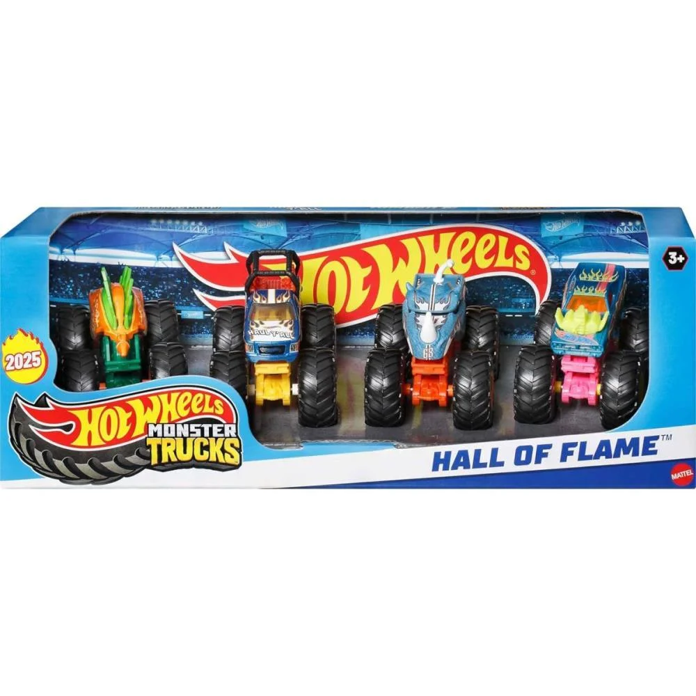 Hot Wheels Monster Trucks Scale Trucks 1:64 4-Pack Mattel (Unidade) - imagem 8