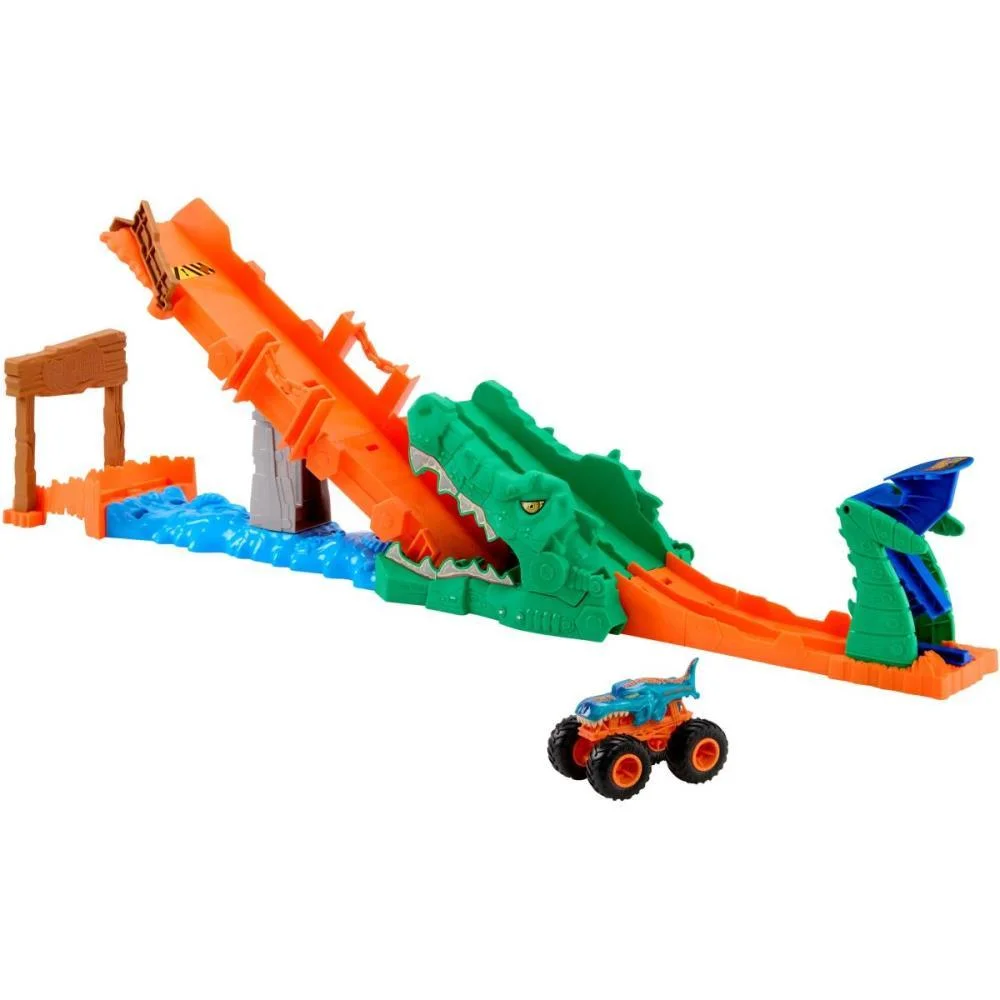 Hot Wheels Monster Trucks Desafio Do Crocodilo Mattel (Unidade) - imagem 3