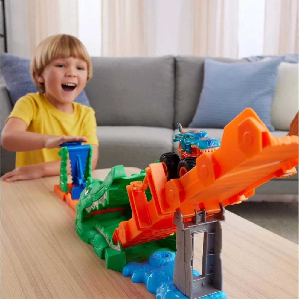 Hot Wheels Monster Trucks Desafio Do Crocodilo Mattel (Unidade) - imagem 8