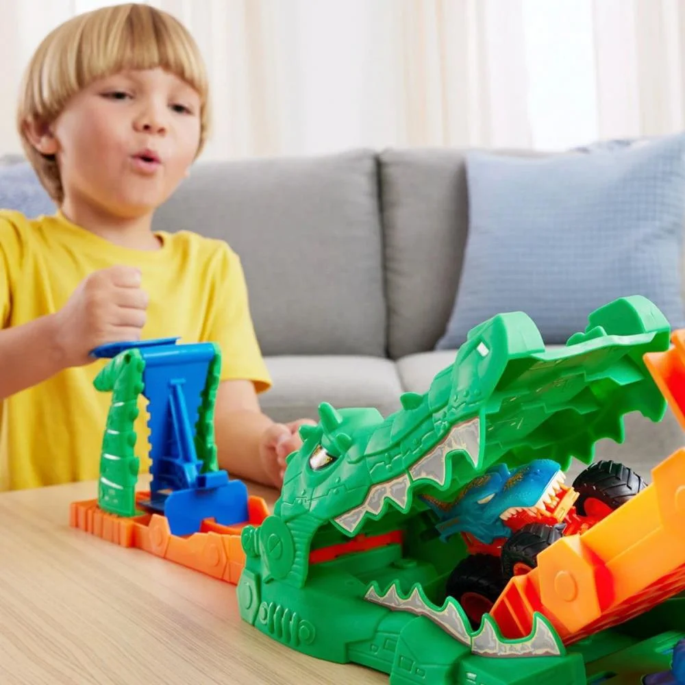 Hot Wheels Monster Trucks Desafio Do Crocodilo Mattel (Unidade) - imagem 9