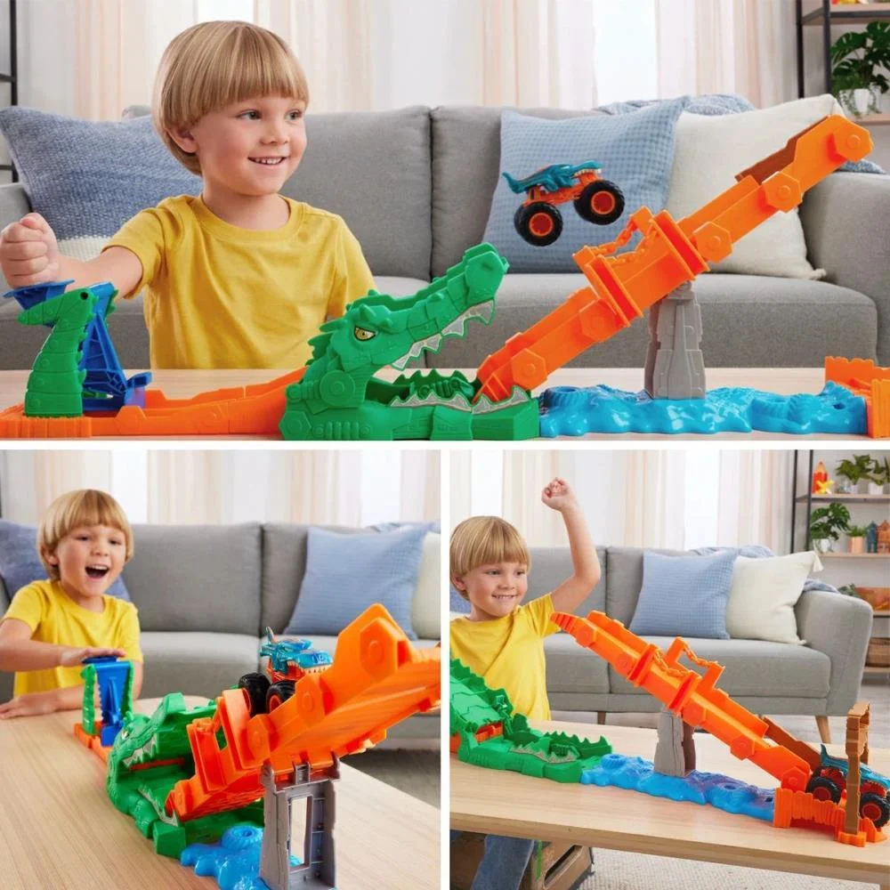 Hot Wheels Monster Trucks Desafio Do Crocodilo Mattel (Unidade) - imagem 10