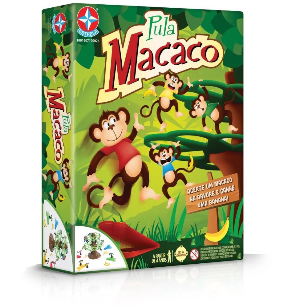 Jogo Diverso Pula Macaco A Partir De 4Anos Estrela (Unidade) - imagem 3
