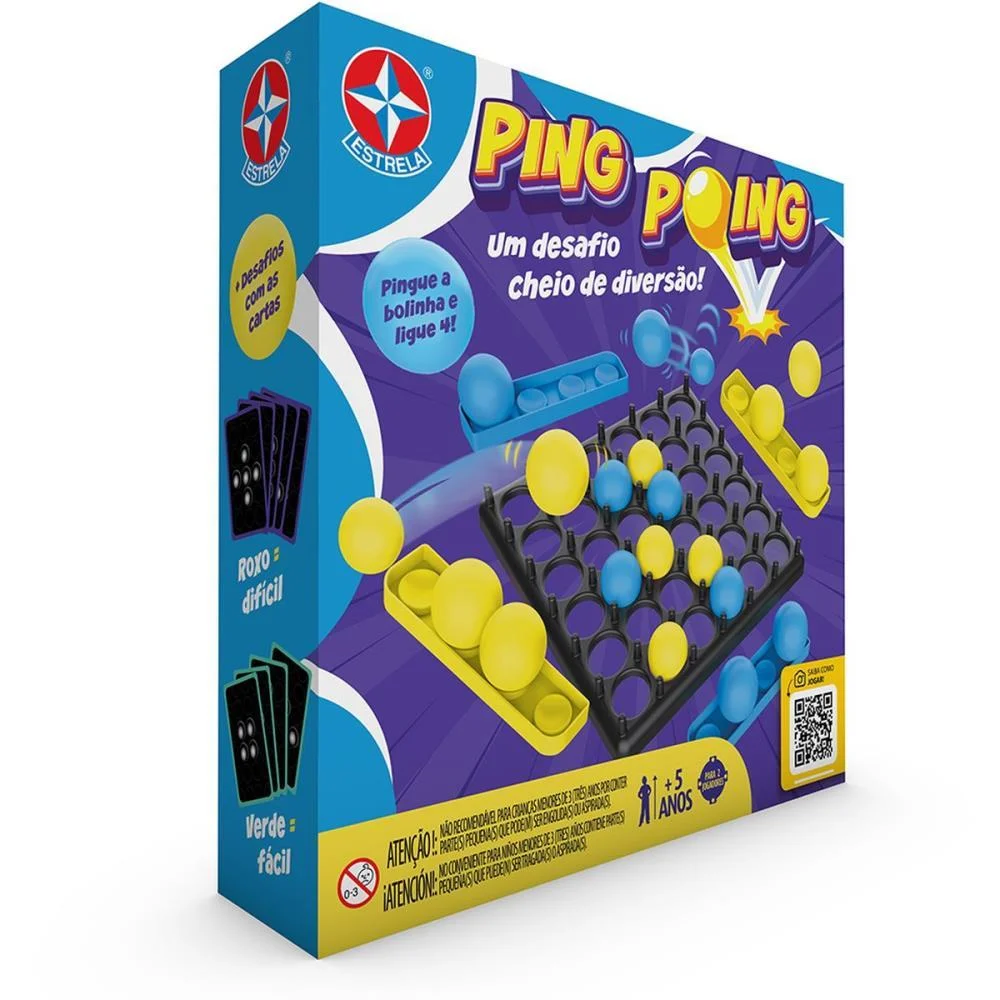 Jogo Diverso Ping Pong  A Partir De 5 Anos Estrela (Unidade) - imagem 5