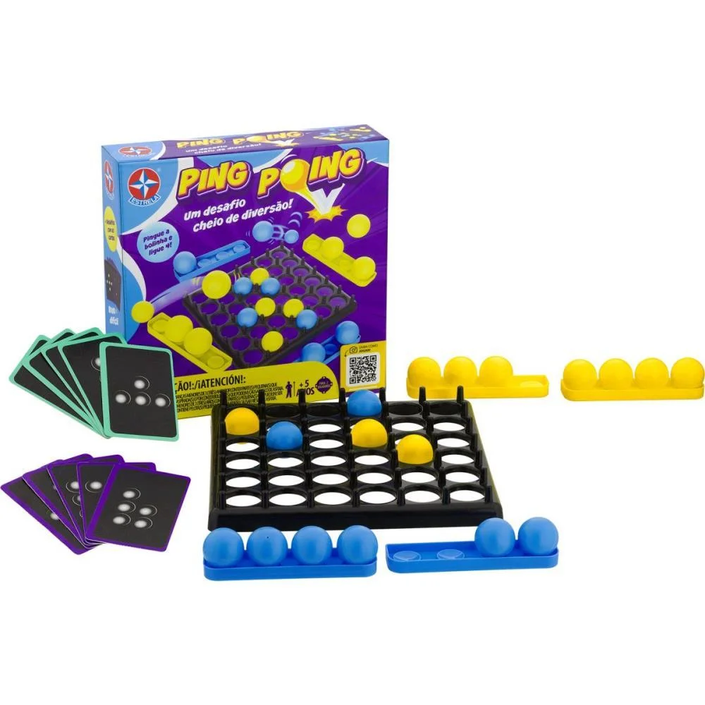 Jogo Diverso Ping Pong  A Partir De 5 Anos Estrela (Unidade) - imagem 6