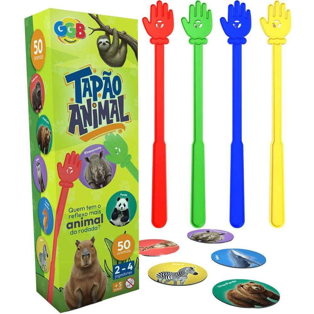 Jogo Diverso Tapao Animal! 50 Discos Ggb Plast (Unidade) - imagem 2