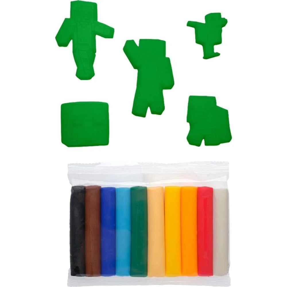 Massa Para Modelar Criativa Minecraft Maleta Leonora (Unidade) - imagem 3